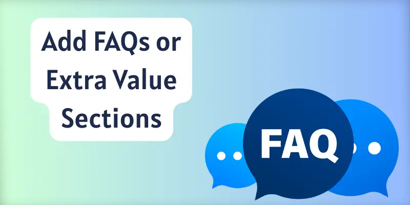 Add faqs in article for seo.