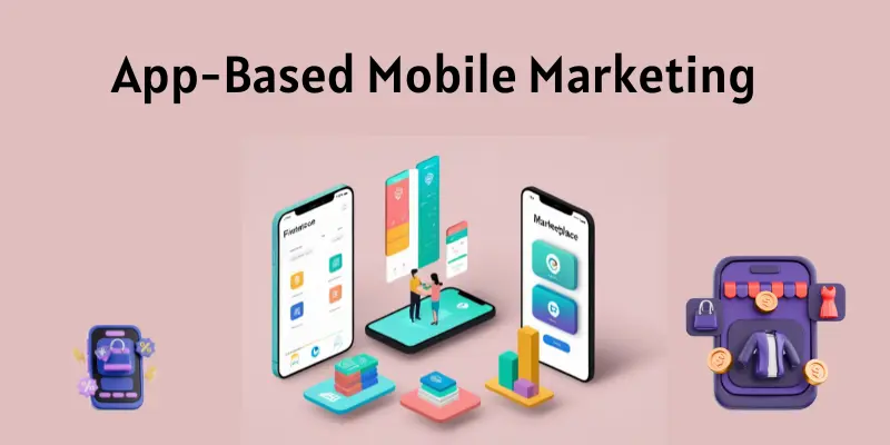 App based mobile marketing image.