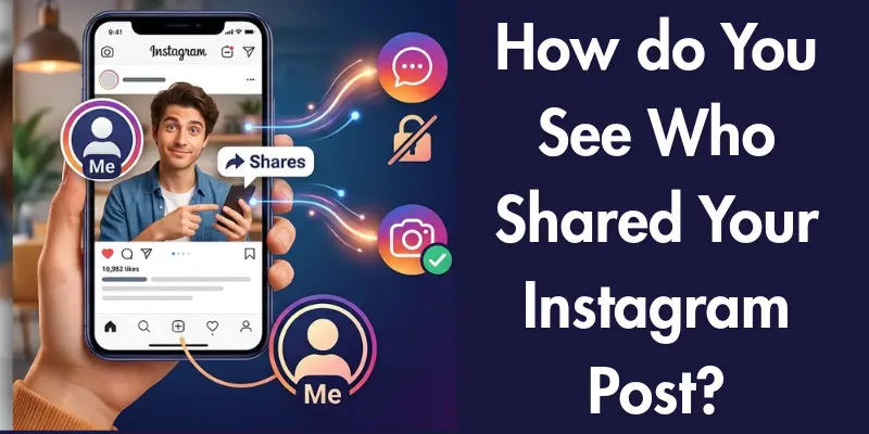 How to see who shared your instagram post image.