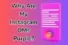 Why are my Instagram messages purple