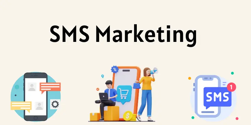 Mobile sms marketing image.